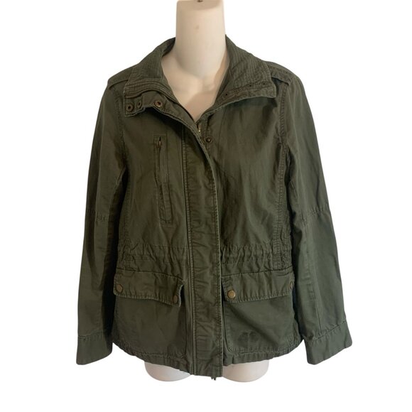 Army Green Tactical Jacket Ladies Medium Love Tree - Picture 1 of 5